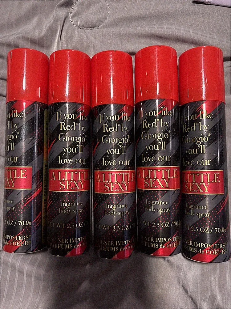 (5)A Little Sexy Body Spray 2.5oz by Designer Imposters for Women Parfums De Coe