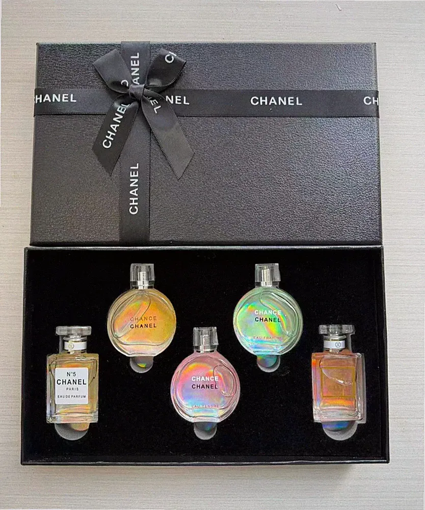 Chanel Perfume Gift Set – 5 x 7.5ml -NEW BLACK BOX