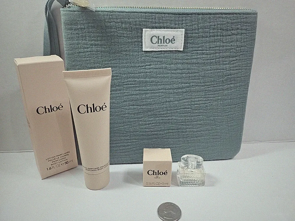 Chloé Set Perfume and Body Lotion and Makeup Gift Set for Women New In Box Gift