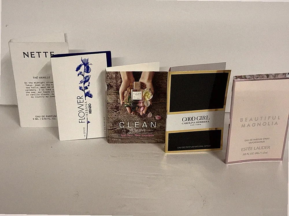 Lot of 5 High End Perfume Sampler Designer Fragrance Samples Spray Vial